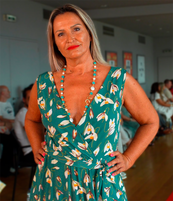 Vestido Envelope com Padrão Floral