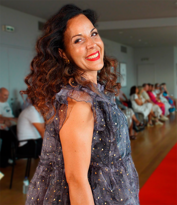 Vestido de Tule Lurex