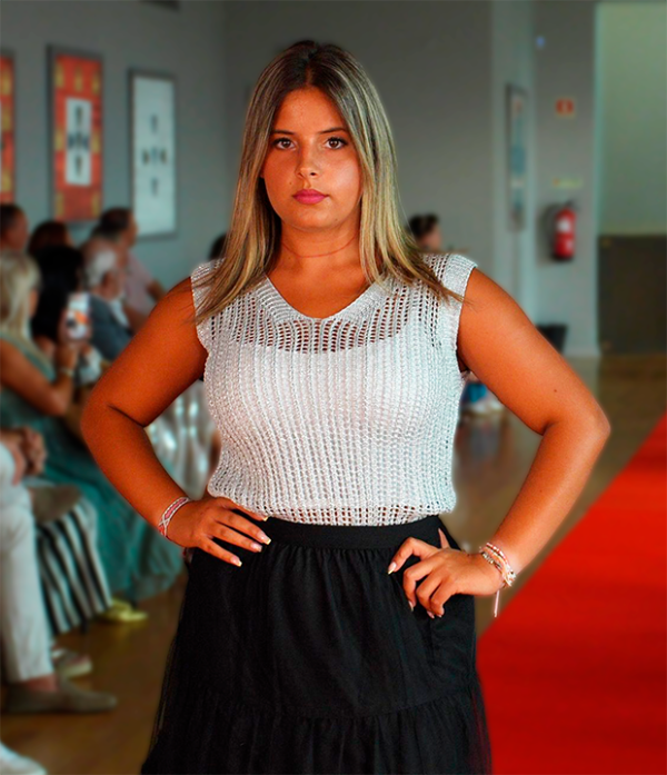 Blusa Prata Malhinha