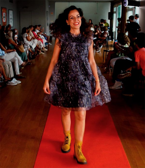 Vestido de Tule Lurex