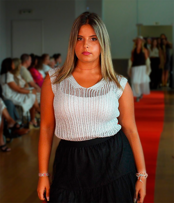 Blusa Prata Malhinha