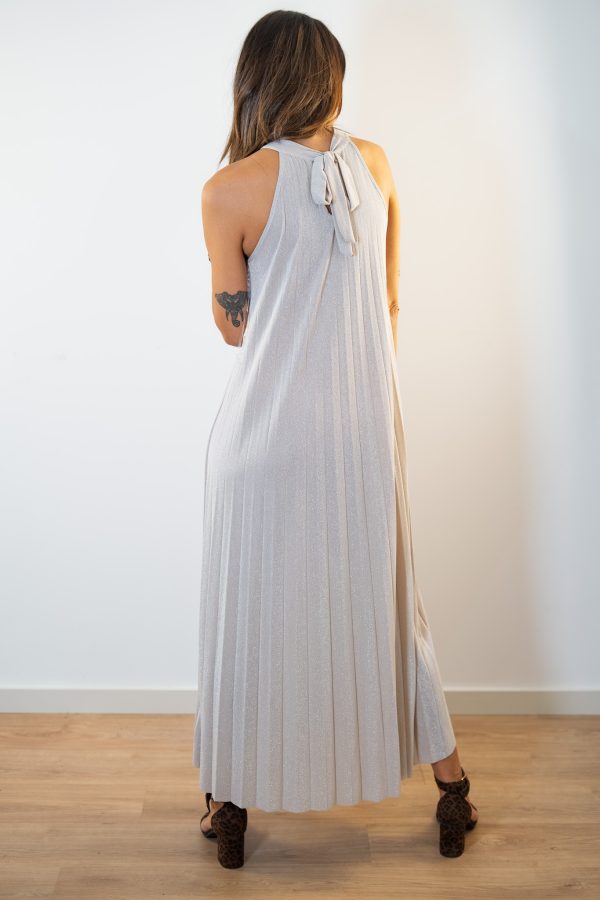 Vestido Maxi Plissado